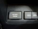 非常時やキャンプなどに役立つAC100Vコンセント付きです。