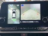 【アラウンドビューモニター】車を上から見下ろしているかのような映像で周囲の状況がひと目で確認、狭い駐車場に駐車するときも安心です♪