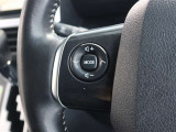 ステアリングスイッチ付き。前方から目を離すことなく操作することが可能です。
