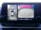 アラウンドビュ-モニタ-装備。上から見下ろしているような映像が表示されるので、車庫入れ時も安心です!