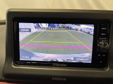 見えづらい車体後方部を映像で映し出してしっかりサポート!難しいバック駐車も安心です♪