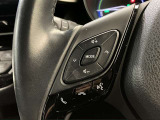 ステアリングスイッチ付き。前方から目を離すことなく操作することが可能です。