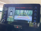 【パノラミックビューモニター】専用のカメラにより、上から見下ろしたような視点で360度クルマの周囲を確認することができます☆死角部分も確認しやすく、狭い場所での切り返しや駐車もスムーズに行えます。