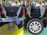 シートは多機能☆倒して荷物載せるも良し!旅行に人乗せて良し!家族でゆっくり使うも良し!多様にアレンジ出来ますよ☆