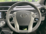 ステアリングも使用感が少なく、きれいな状態となっております♪