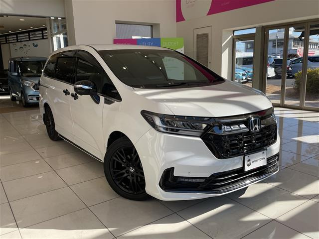 オデッセイ2.0 e:HEV アブソルート EX ブラックエディション本革シート 修復歴無し