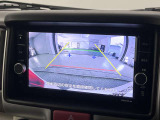 バックカメラで駐車時の死角も確認できます!