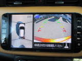 アラウンドビュー☆空から見下ろすような視点で、スムーズな駐車と安全確認をサポート!運転の心強い味方になってくれます♪