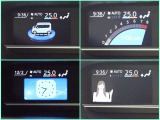 メーター内ディスプレイには車の様々な情報を切替表示できます!あると便利で役に立つ機能ですね!