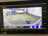 バックモニター付きで、車庫入れやバック時の後方確認をサポート。