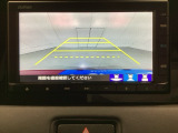 バックでの車庫入れも安心です! リアカメラが付いているバックモニター付のナビを装備しております。操作線もついており距離感も画面から確認できます。