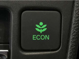 ★ECONスイッチ★ エコドライブを加速しよう!スイッチをONにすると、運転の仕方によるロスを抑え込み燃費をよくするようクルマが頑張ります(*^ー^*)燃費向上にチャレンジ♪