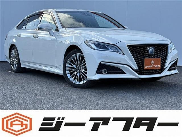 クラウンハイブリッド 2.5 S エレガンス スタイル禁煙車 純正ナビ フルセグ バックカメラ