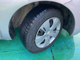 タイヤサイズは165/70R14スチールホイル、キャップ付き!(冬タイヤ装着)夏タイヤ、ホイール注文も承っております☆