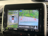 【アラウンドビューモニター】専用のカメラにより、上から見下ろしたような視点で360度クルマの周囲を確認することができます☆死角部分も確認しやすく、狭い場所での切り返しや駐車もスムーズに行えます。