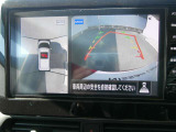 まるで上空から見下ろしているような感じで駐車が楽にできるインテリジェントアラウンドビューモニター