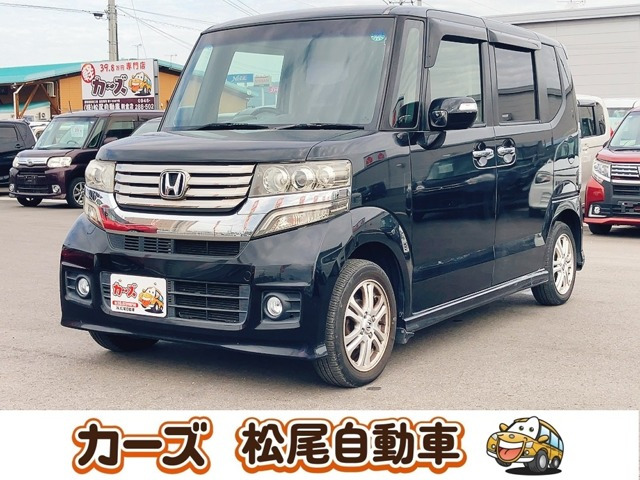 N-BOXカスタム G Lパッケージ 12ヶ月ヶ月保証走行無制限 社外ナビ