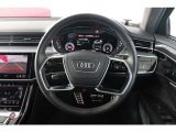 マルチファンクション付革巻きステアリング&hellip;オーディオ操作をはじめ、平均燃費や平均速度を含めた車両情報の確認・ブルートゥースオーディオ・電話の操作を行えます。