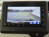 【バックカメラ装備済み】駐車の際の心強い味方!ガイドを見て確認しながら駐車できるので安全です。