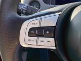 ステアリング左手側はオーディオ関連の操作スイッチです。視線を逸らすことなく運転に集中できます