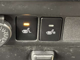 シートヒーター装備!エアコンに比べて暖まるスピードが速いので冬でも快適に過ごせます