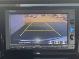 バックビューモニター搭載。液晶に映るのでスムーズな駐車をサポートします。