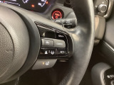 クルーズコントロールを装備しています。高速道路などで一定の速度で走ってくれるので運転が楽ですよ!速度を設定できますので、スピードの出しすぎにも注意できます。