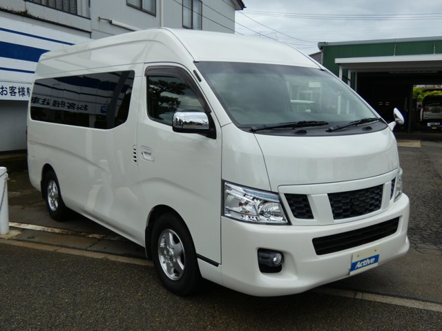 NV350キャラバン2.5 DX スーパーロング ワイド クロムギアパッケージ  ハイルーフ ディーゼル 4WD