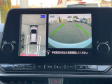 フロント・サイド・バックカメラに切り替えが可能で見えにくい死角をサポート!