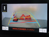 バックガイドモニターを装備しています、車庫入れもラクラクです。