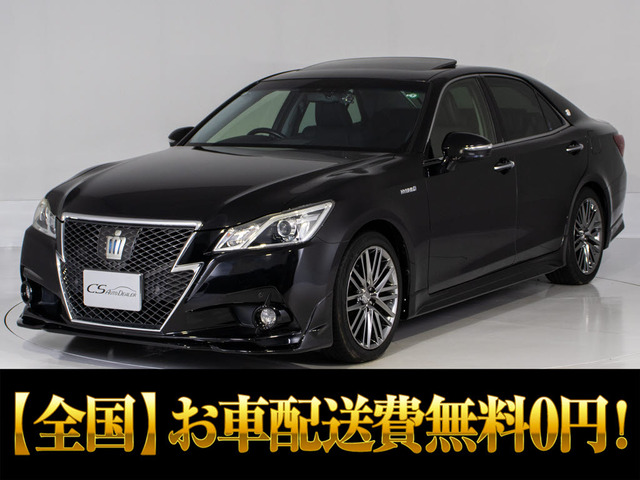 クラウンアスリート3.5 G禁煙車 SR 黒革 OP18AW エアロ