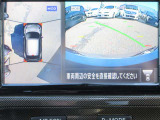 〔アラウンドビュー〕自車を上から見下ろす様な映像が映し出される全周囲型アラウンドビューモニターには移動物検知も付いており車庫入れも安心楽々ですね!
