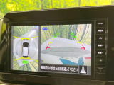 【アラウンドビューモニター】専用のカメラにより、上から見下ろしたような視点で360度クルマの周囲を確認することができます☆縦列駐車や幅寄せ時に活躍してくれます♪