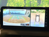 【アラウンドビューモニター】専用のカメラにより、上から見下ろしたような視点で360度クルマの周囲を確認することができます☆死角部分も確認しやすく、狭い場所での切り返しや駐車もスムーズに行えます。