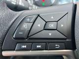 ステアリングスイッチで、オーディオ操作、メーター内の情報の切り替えが可能に!わき見運転をせずに、快適な運転が出来ますよ♪