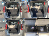 ☆リヤシートを倒すと、こんなに広い空間が出来ました。大きい荷物もらくらくに入ります。