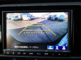 後方確認はバックカメラにお任せ♪後退時に便利で、駐車が楽になります♪