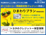 【残価設定型クレジット保険一体型】中古車のかしこい買い方をご提案いたします。トヨタカード(TS CUBIC CARD)併用でポイント還元。お客様のライフスタイルに合わせた購入プランをご提案。