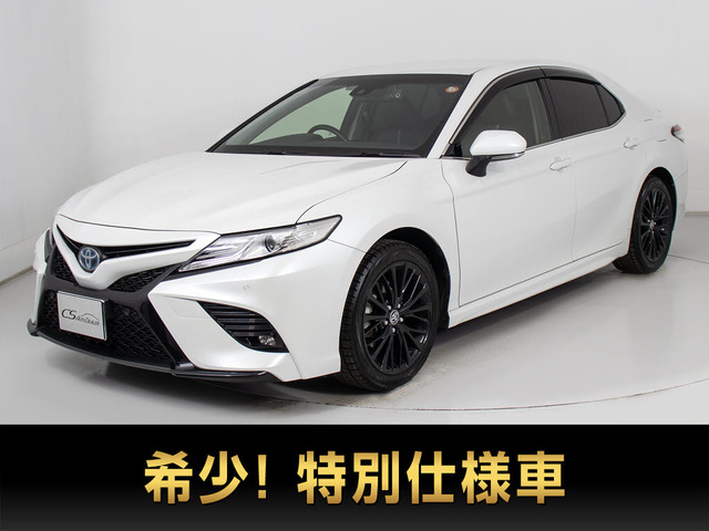 カムリハイブリッド2.5WSブラックエディション 黒本革 BSM 極上禁煙