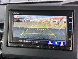 便利な3ビュー切り替え、ガイド線表示付きのバックカメラです!後退時、後方の視界をサポートします!