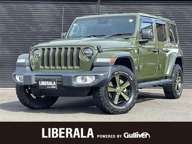 ラングラーアンリミテッド サハラ サージグリーン 4WD本革シート