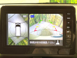【アラウンドビューモニター】専用のカメラにより、上から見下ろしたような視点で360度クルマの周囲を確認することができます☆死角部分も確認しやすく、狭い場所での切り返しや駐車もスムーズに行えます。