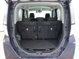ラゲージスペースもしっかり確保。お買い物のお荷物もバッチリ積み込むことが出来て便利です!