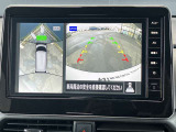 【アラウンドビューモニター】このように真上から見下ろしたような映像が映し出されるため駐車やバックが苦手な方でも安心して行うことが可能となります★