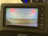 バックカメラを装備!運転席から見えにくい部分をナビの画面に映して、安全に操作が出来ます!