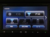 【オーディオ機能】CDプレーヤーを装備♪もちろんFM/AMラジオもお聞きいただけますよ♪