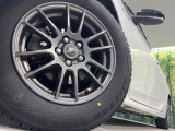 【15インチアルミホイール】外観にマッチしたアルミホイールを装着しております。各種アルミホイールや、スタッドレスタイヤも取扱いしております。是非ご相談ください♪