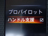 【ハンドル支援】カメラを使用し左右のレーンマーカーを検出。車線中央を走行するようにハンドルを制御し支援します!注意!ハンドル支援は、車速や車間距離制御機能と組み合わせて利用可能になるものです。