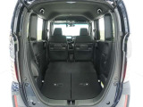 ◆リアシートを使用しない時はこの通り更に広々ラゲッジスペースの出来上がりです、たくさんの荷物が積み込み可能です!