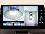 リアカメラ付で、後方をナビ画面で確認。車庫入れも安心です。もちろん、バックギアと連動しています。